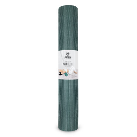 Κύλινδρος Αποθεραπείας Foam Roller Trinity Φ15x90 cm –Teal Green - Image 3