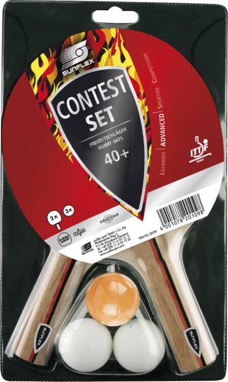 Σετ Ping Pong Sunflex Contest (2 ρακέτες + 3 μπαλάκια) - Image 10