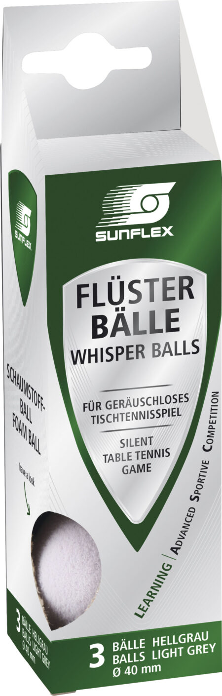 Μπαλάκια Ping Pong Sunflex Whisperballs 3 Τεμάχια Λευκό - Image 50